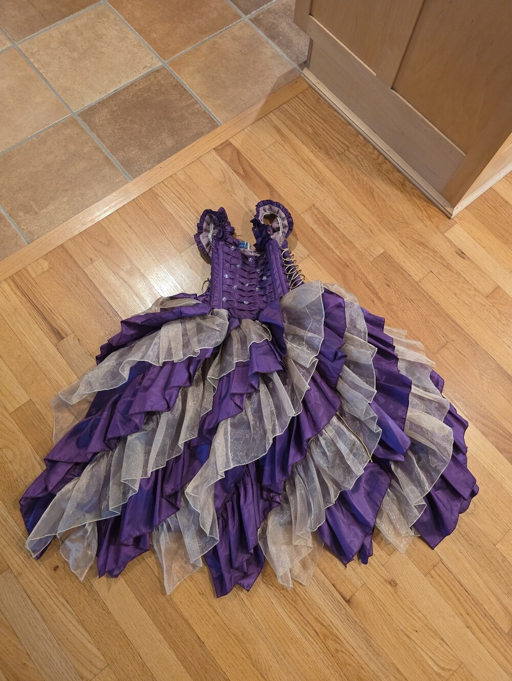 Little Kids Wear Fancy Tu Tu Ball Gown Layered Dress